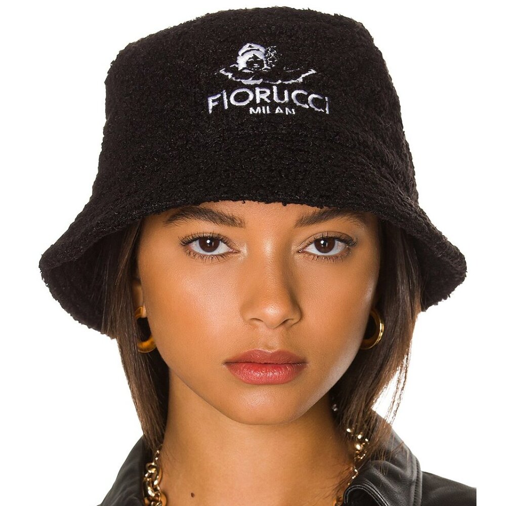 Fiorucci Milan Angels Faux Fur Bucket Hat